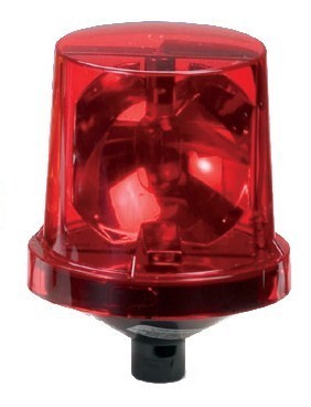 Fs federal signal 225X-240R rotating red warning light