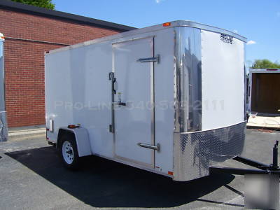 6X12 motorcycle trailer--loaded