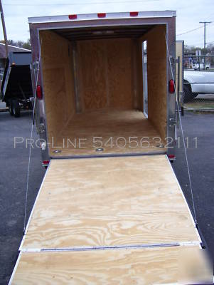 6X12 motorcycle trailer--loaded