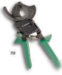 Compact ratchet cable cutter greenlee #759
