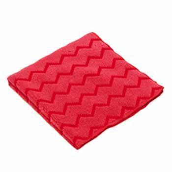 Hygen microfiber cleaning cloths, red case pack 12