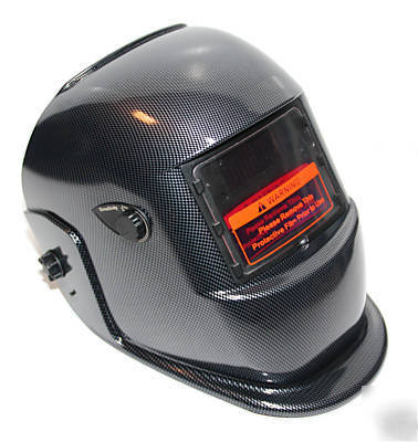 New certified ansi ce welding helmet carbon fiber black