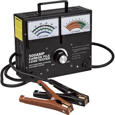 Northern industrial 500 amp battery/carbon pile tester