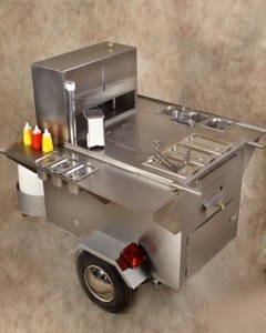 New 2010 model neptune towable hot dog cart