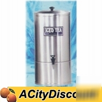 New cecilware 10 gal stainless steel iced tea dispenser