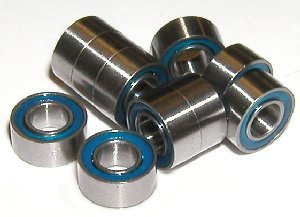 10 steel/metal 3X6 sealed 3X6X2.5 vxb ball bearings