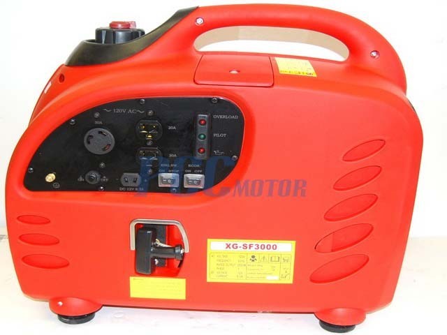 Digital 3000 watts w gas portable rv camping generator