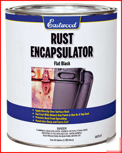 Eastwood rust encapsulator black gallon-corrosion paint