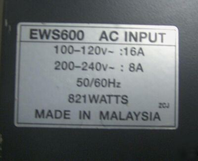 Nemic lambda EWS600-24 ac power supply 821 watts