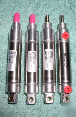 New 4 parker dxpsrb stainless steel air cylinders 
