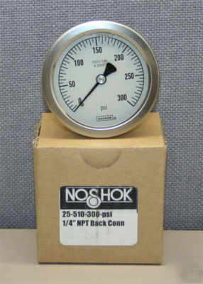 Noshok 500 ser stainless steel pressure gauge 