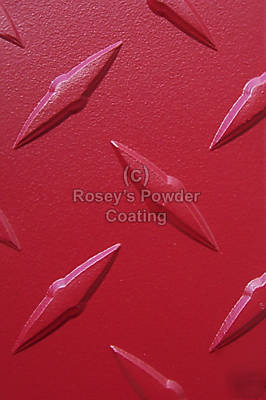 Ruby red texture 1 lb powder coating paint