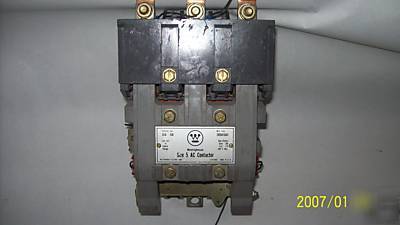 Westinghouse nema size 5 ac contactor type GCA530