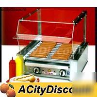 New nemco hot dog roller grill silverstone 18 hot dogs