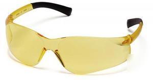 New pyramex ztek S2530S amber safety glasses - 12 pairs