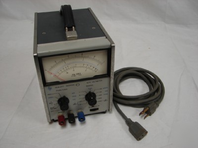 Hp 427A voltmeter ac dc volts ohms multimeter analog