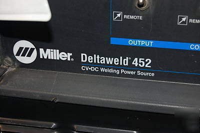 Miller deltaweld 452 mig welder 450 amp w dual feeder
