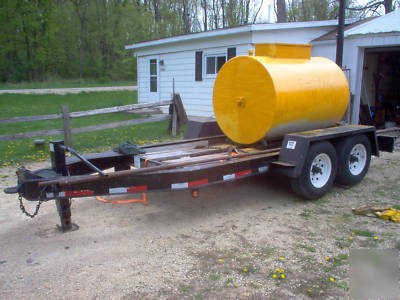 550GAL tank w/trailer, asphalt,sealcoat,sealcoating