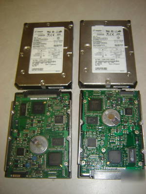 (4) seagate ST318453LC 18 gb 15K U320 80 pin scsi hd