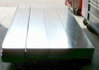 * 22 gauge (.034) G90 galvanized sheet metal 12