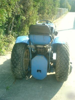 Mitsubishi MT372D 4X4 diesel tractor + belly mower nice