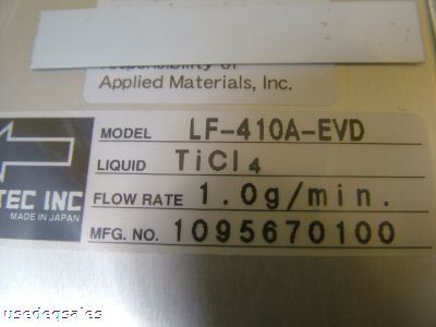 Stec mfc TICL4 mass flow controller lf-410A-evd