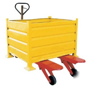 Big wheel pallet trucks - transpaleta con rueda grande