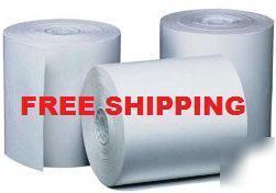 72 thermal credit card paper rolls omni/nurit/hypercom