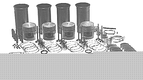 Case G148 200 210B 300 overhaul rebuild kit 