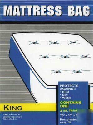 King mattress storage bag plastic mattress covers