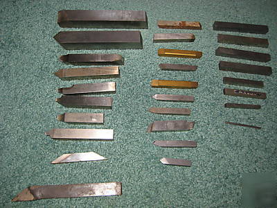 Lot of lathe tool bits hss 1