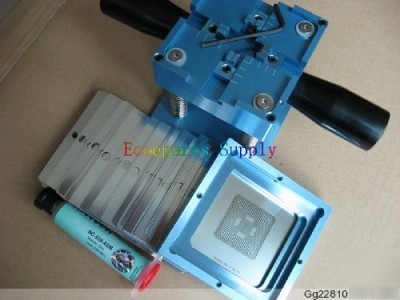 New pro bga reballing station+ 3PCS stencil templates