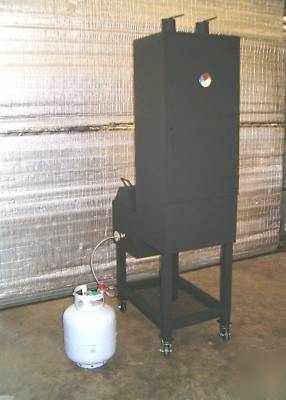 Vertical bbq smoker and grill by boarsmoke cookers