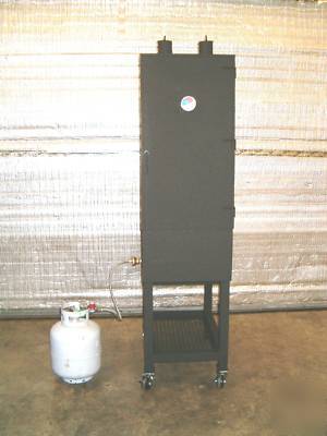 Vertical bbq smoker and grill by boarsmoke cookers