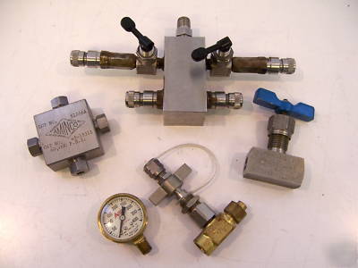 Airco aminco whitey marsh dragon, fittings valves gauge