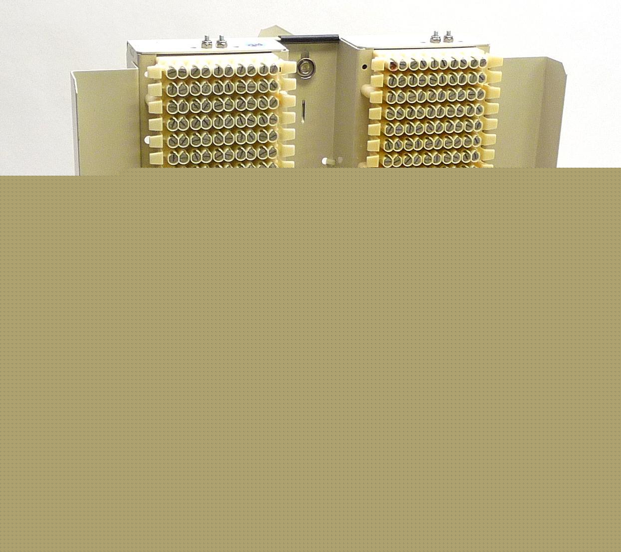 Building entrance terminal jumper patch bay panel