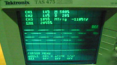 Tektronix tas 475 100MHZ four channel oscilloscope