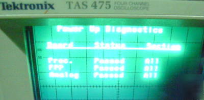 Tektronix tas 475 100MHZ four channel oscilloscope