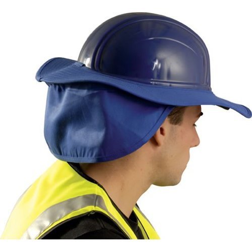 New hard hat shade w/neck shade-white * *