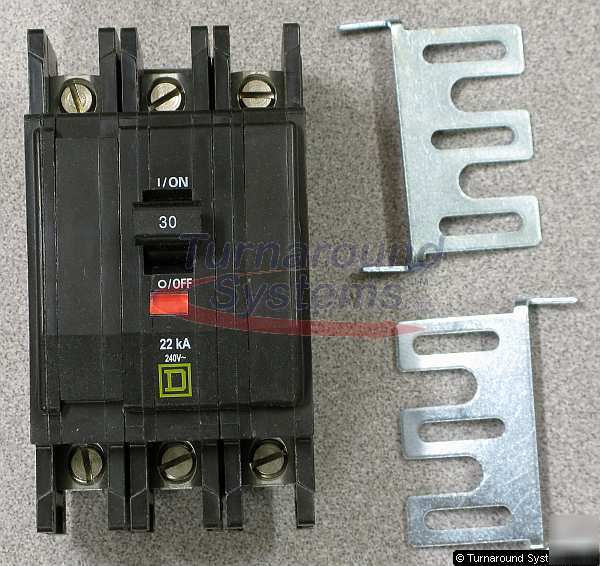 New square d QOU330VH breakers, 30 amp, 3P, 22 kair, 