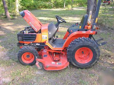 08 kubota B7510 farm tractor w.belly mower