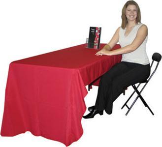 8' table throw, 2 styles, 64 colors to choose from