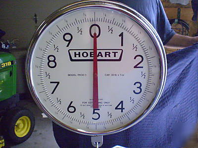 Hobart PR30-1 hanging dial scale 2-sided 30LBS