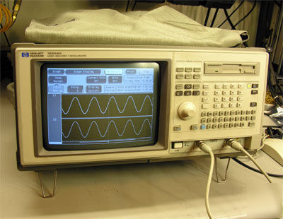 Hp (agilent) mixed signal oscilloscope 1660AS 136 chan