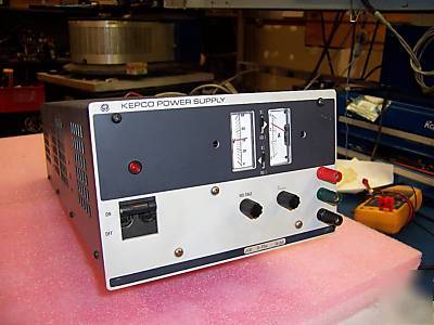 Kepco power supply jqe 75-3M 0-75V 0-3A load tested 