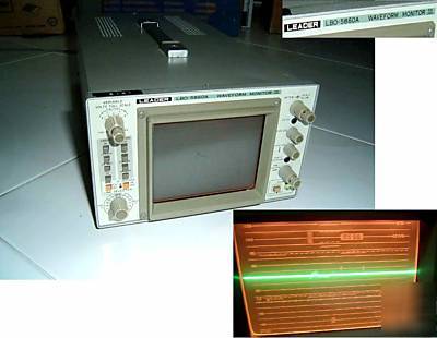 Leader lbo-5860A lbo 5860A waveform monitor 525 lines 