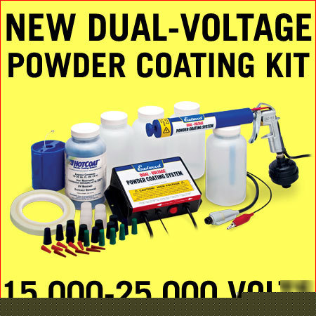 New eastwood dualvoltage powder coating gun starter kit