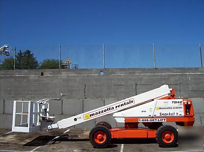 Snorkel TB42 boom lift aerial platform man lift