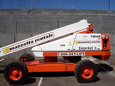 Snorkel TB42 boom lift aerial platform man lift