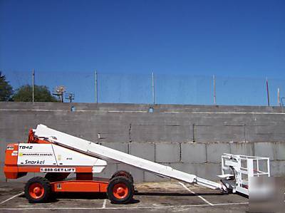 Snorkel TB42 boom lift aerial platform man lift